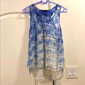 Gypsy Brand Blue and White Tiedye Tank Size Small